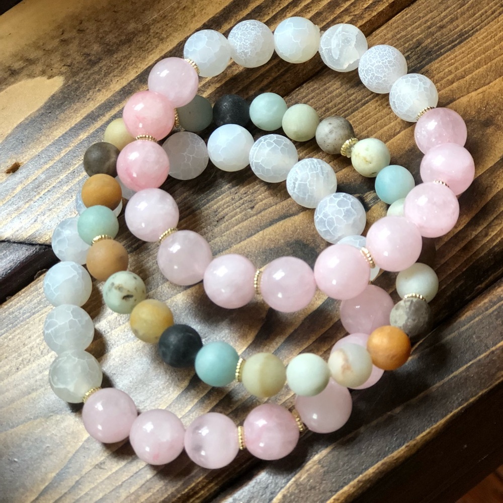 Rose quartz bracelet